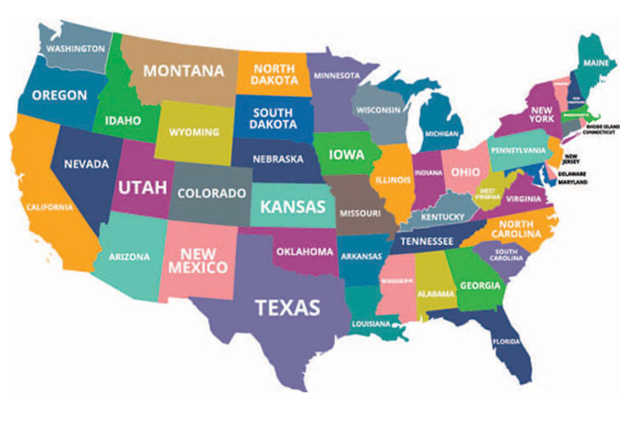 Map of the United States